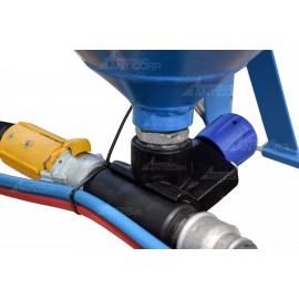 Piaskarka 200 litrów ze sterowaniem RMC-200 i zaworem MICRO TestAn