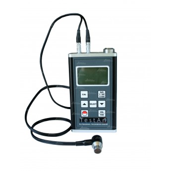 Ultradźwiękowy miernik grubości materiałów z sondą na przewodzie